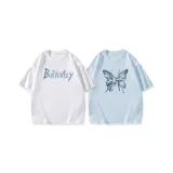 White Men's+Haze Blue Women's