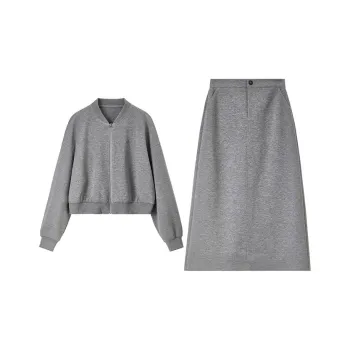 SENTUBILA Casual Suits Women's Dark Heather Gray