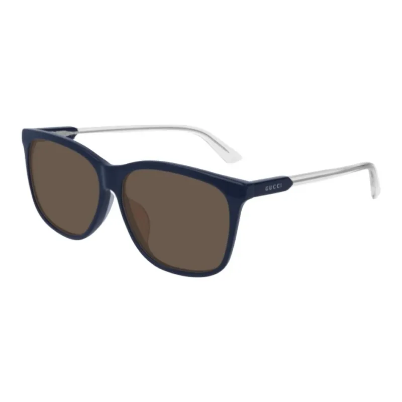 GUCCI Plastic Square Sunglasses Unisex Blue-0