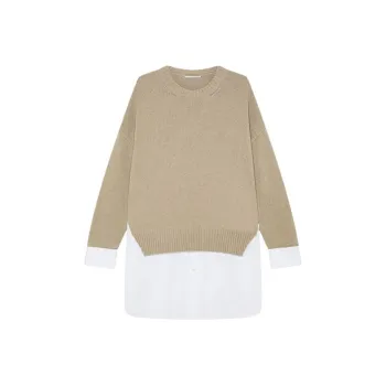 Stella McCartney FW24 Long Sleeved Dresses Women's Sandy Beige
