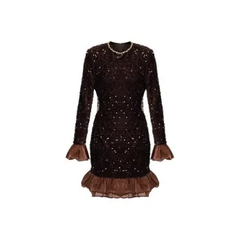 KEAB Long-Sleeved Dresses Women's Caramel