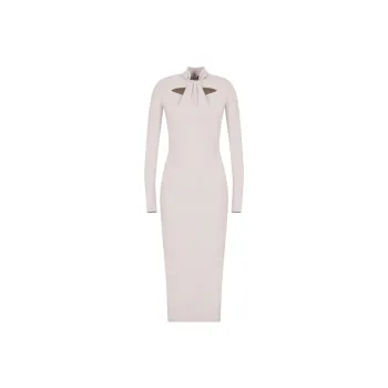 GIORGIO ARMANI Long-Sleeved Dresses Women's Ice Gray