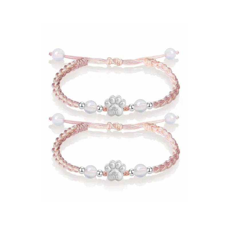CHINA GOLD 999 Fine Silver Bracelets Unisex-4
