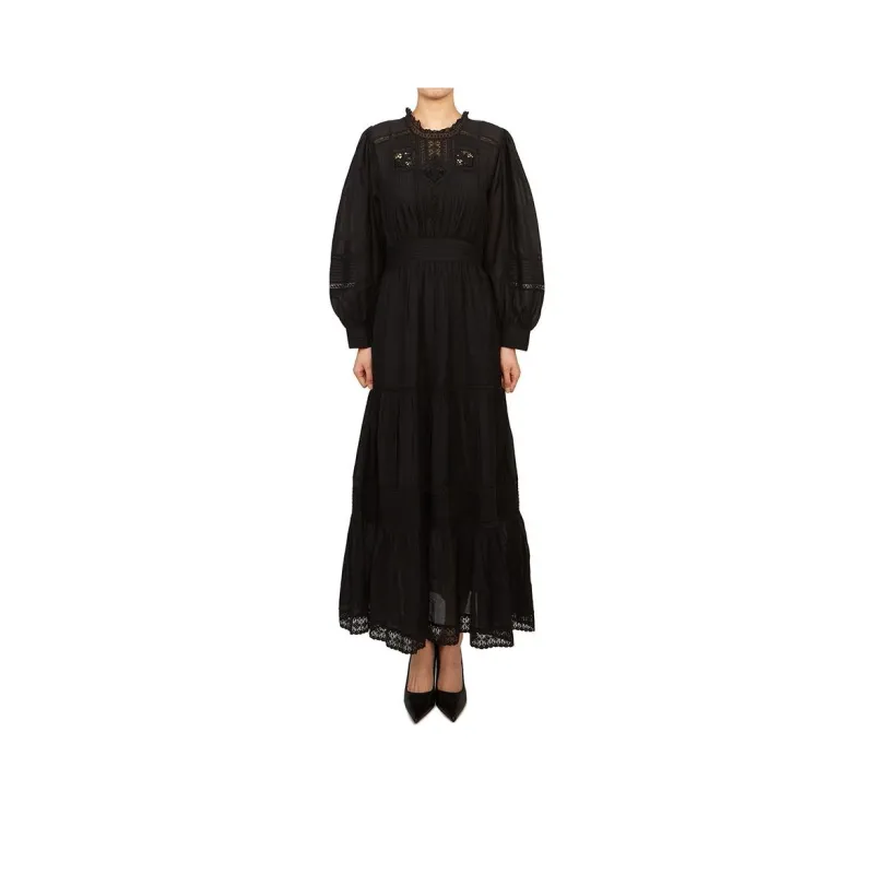 Vanessa Bruno Long Sleeved Dress Women's Black-0