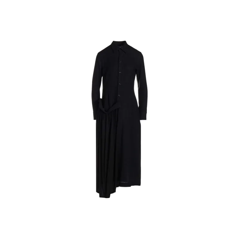 Yohji Yamamoto Y's FW24 Long Sleeved Dress Women's Black-0