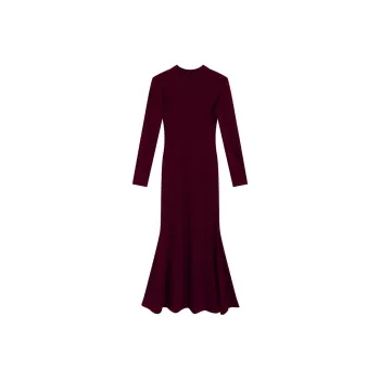 PZGE Long Sleeved Dresses Women's