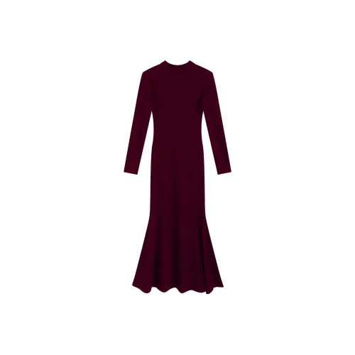 PZGE Long Sleeved Dresses Women's
