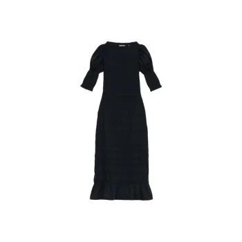 DOEN RAQUELLA DRESS Short Sleeved Dress Women's Black
