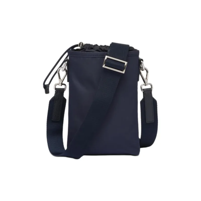 PRADA Re Nylon Recycled Polyamide Cell Phone Pouch Men's Marine Blue-1