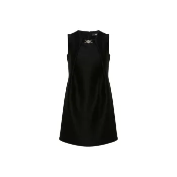 VERSACE Sleeveless Zip Up Dress