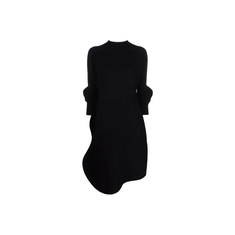 ISSEY MIYAKE Long-Sleeved Dresses Women's Black-0