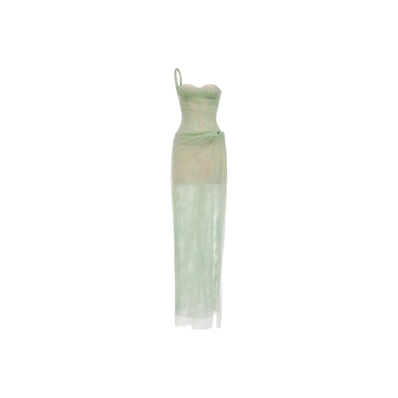 MONTSAND SS24 Mara Dress Slip Dress Women's Mint-0