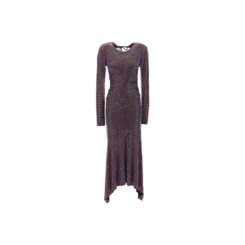 Alexandre Vauthier Long-Sleeved Dresses Women's Umber