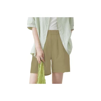 Juden Choi Casual Shorts Women's Khaki