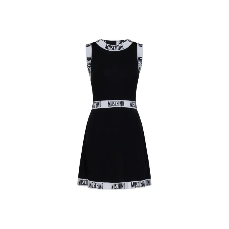 MOSCHINO Sleeveless Dresses Women's Black-0
