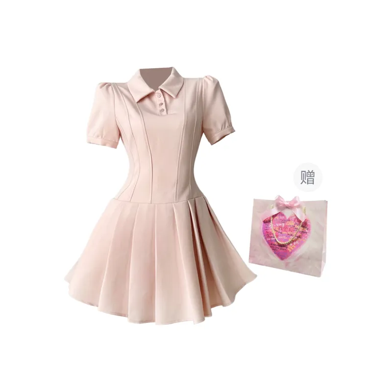 Peaches Peaches Short Sleeved Dress Women's-8