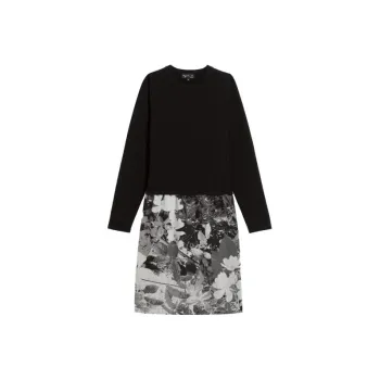 Agnes B. Long-Sleeved Dresses Women's Black