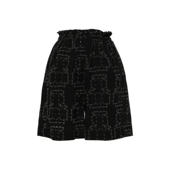 Henrik Vibskov Waybill Broderie anglaise Shorts