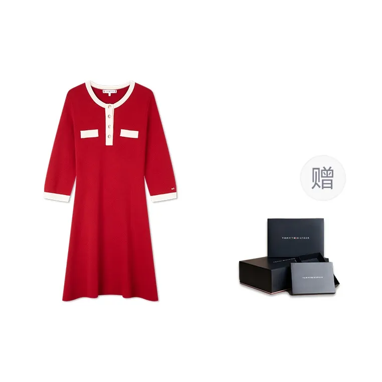 Tommy Hilfiger Long Sleeved Dress Women's-6