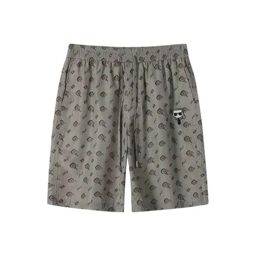 KARL LAGERFELD Casual Shorts Men's Coffee