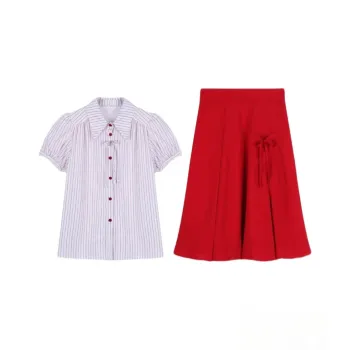 NOOING Shirt Matching Set Women's