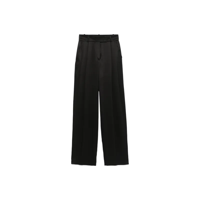 GIORGIO ARMANI Silk Tailored Trousers-0