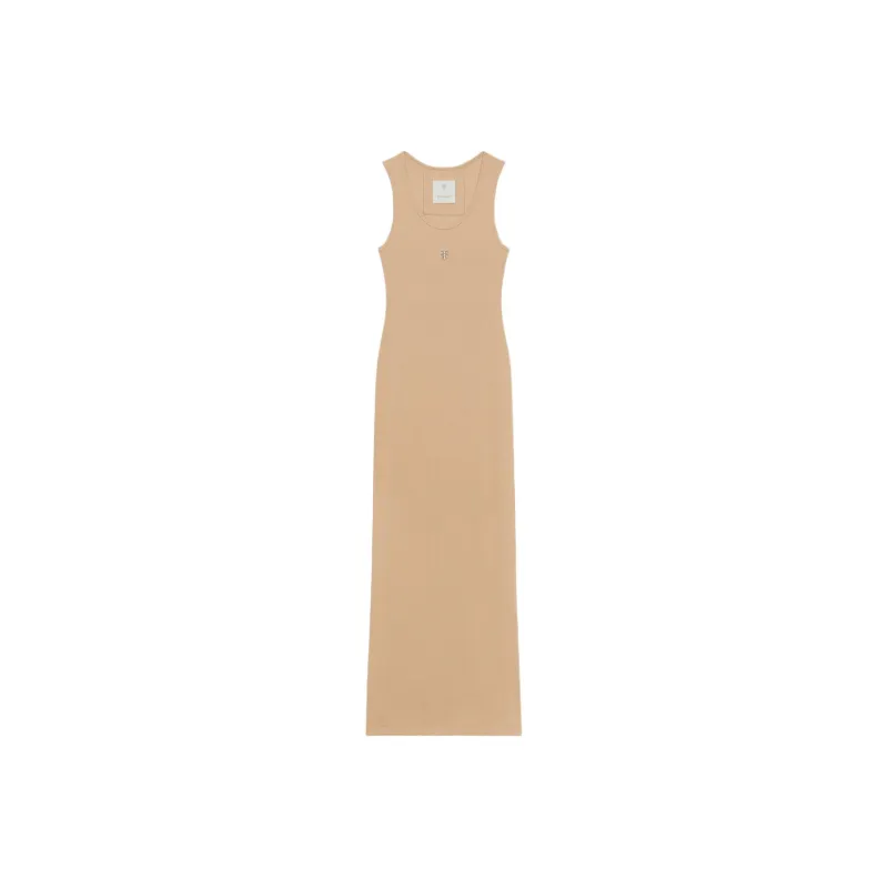GIVENCHY Tank Top Dress Sleeveless Dress Women's Beige-0