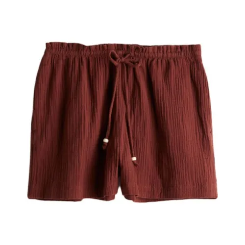 H&M Casual Shorts Women's Rusty Red