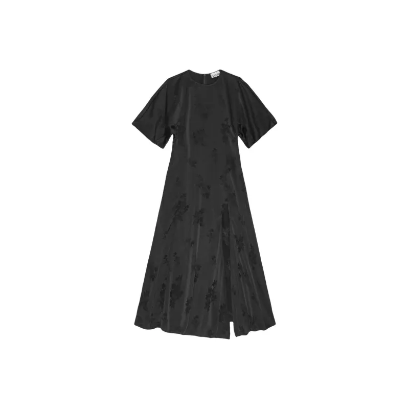 GANNI Floral jacquard Dress-0
