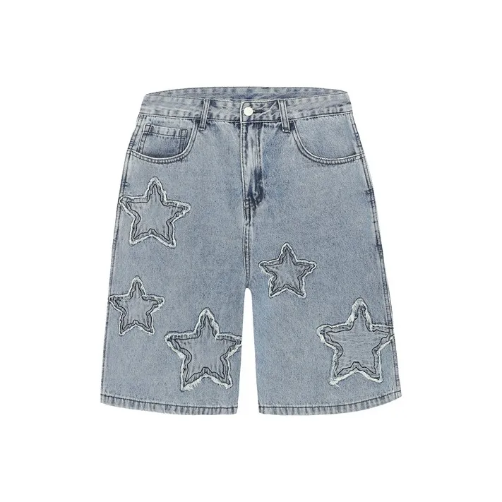 LKOD Loose Fit Shorts Unisex Blue-0