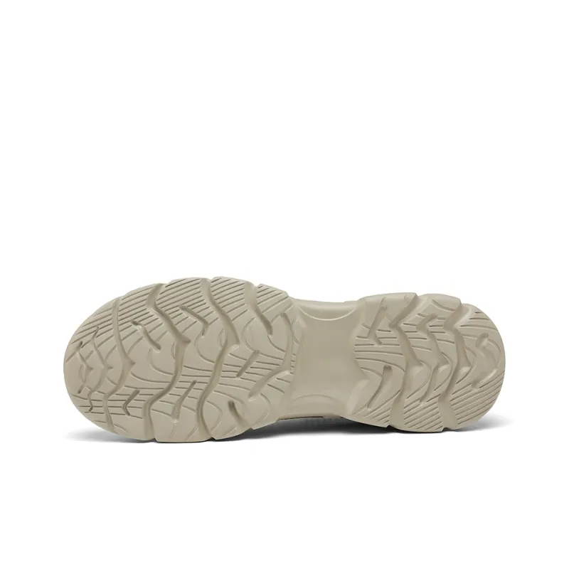 Laoks Lightweight And Breathable Low Top Casual Shoes Men's Beige-2