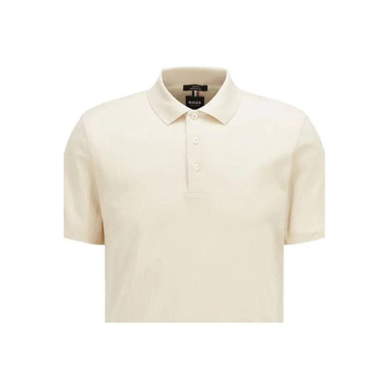 HUGO BOSS SS22 Polo Shirt Men's Beige-4