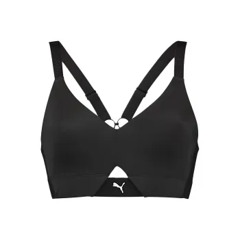 PUMA Women's Sporty Padded Top Sports Underwear Women's Black