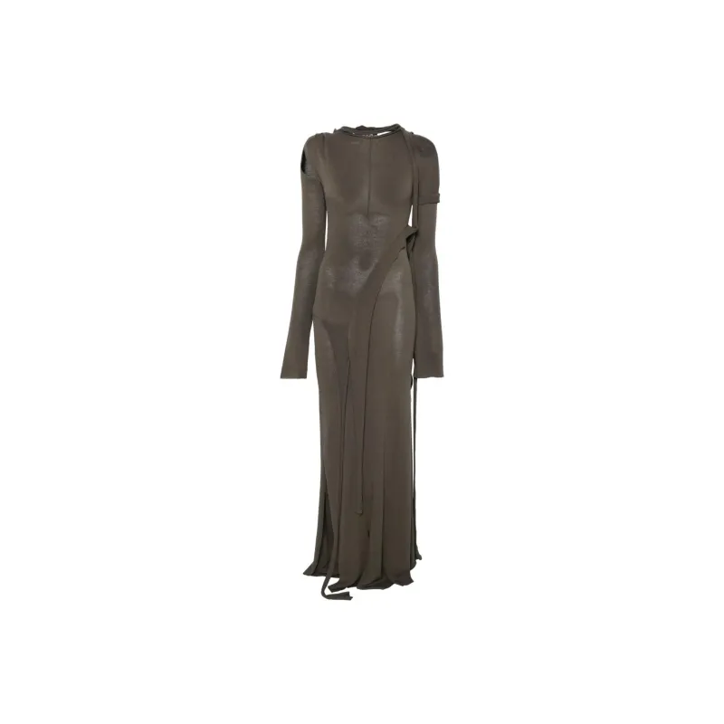 Ottolinger Deconstructed Long sleeve Maxi Dress-0