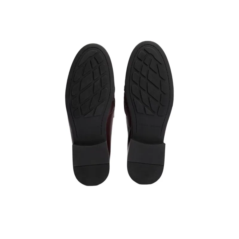 Tommy Hilfiger TH Monogram Loafers 2.6cm Women's Brown-5