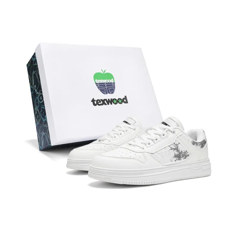 TEXWOOD Chinese Style Blue And White Porcelain Collection Low Top Skateboard Shoes Men's-0