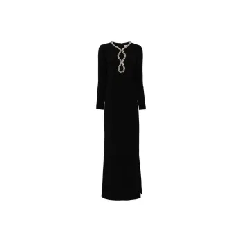 ELIE SAAB Crystal embellished Maxi Dress