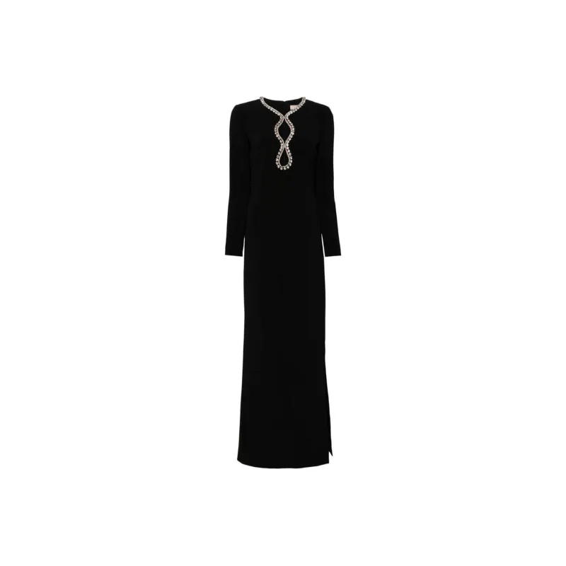 ELIE SAAB Crystal embellished Maxi Dress-0