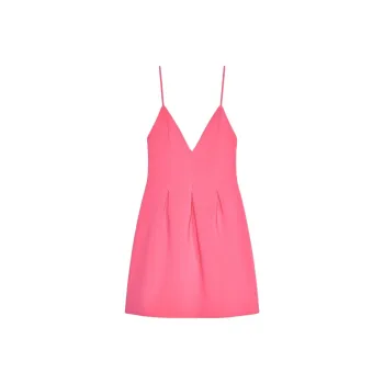 ZARA Slip Dress Women's Rose Red
