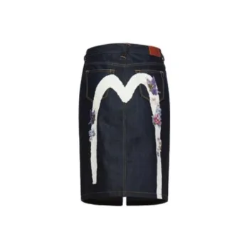 EVISU Denim Short Skirts Women's Blue