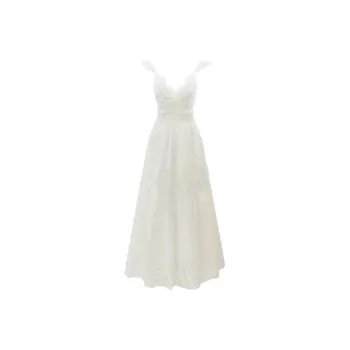 Zonibom Slip Dresses Women's White