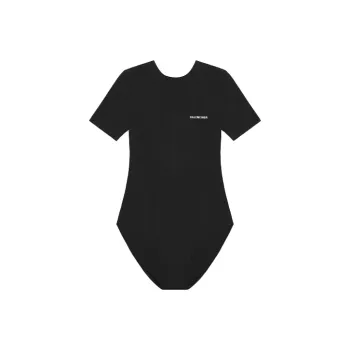 Balenciaga Open Back One Piece Swimsuit 'Black'