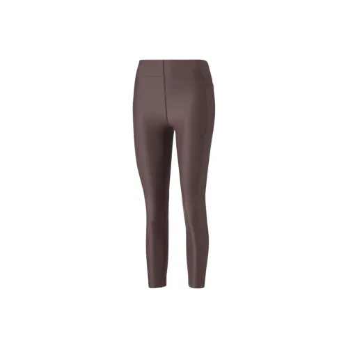 PUMA STUDIO YOUR MOVE ULTRABARE 7/8 TIGHT Athletic Trousers Women's Coffee