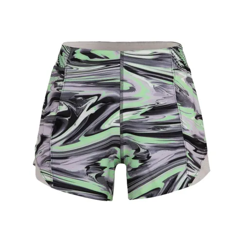 Lululemon Hotty Hot Series Sports Shorts Satin Women's Drawing Sliding Twist Multicolor/Silver White