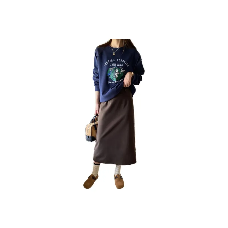 THREE PERCENTX.O.X.O. Casual Long Skirts Women's-0