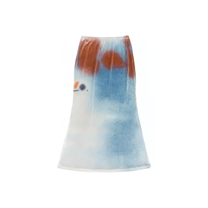 GOOD BAI GOODEES Series Casual Long Skirts Women's Sky Blue-0