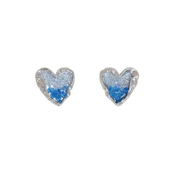 QIANFANGDAHUANGYE 925 Sterling Silver Stud Earrings Women's