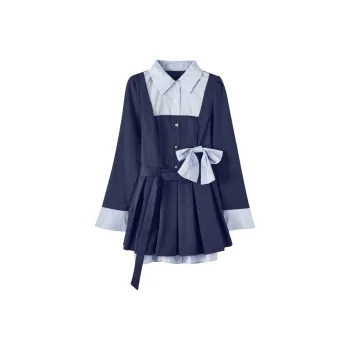 Incolore Long Sleeved Dress Women's Blue