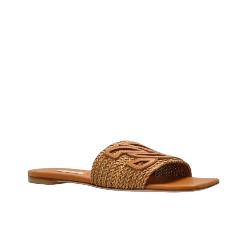 Casadei Slide Slippers Women's Brown-2