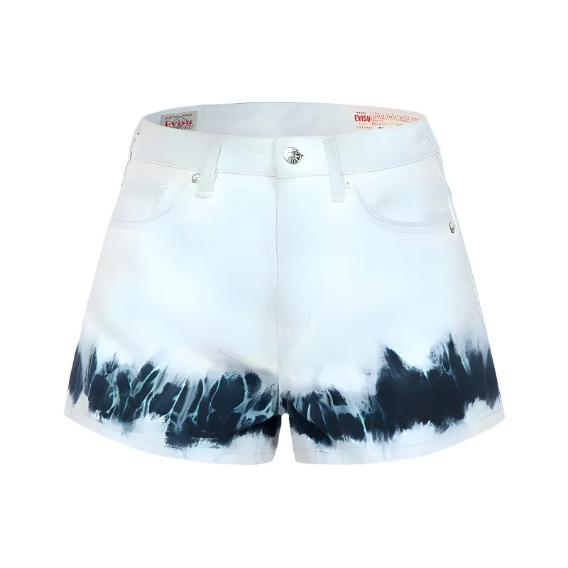 EVISU Denim Shorts Women's Denim Blue-0